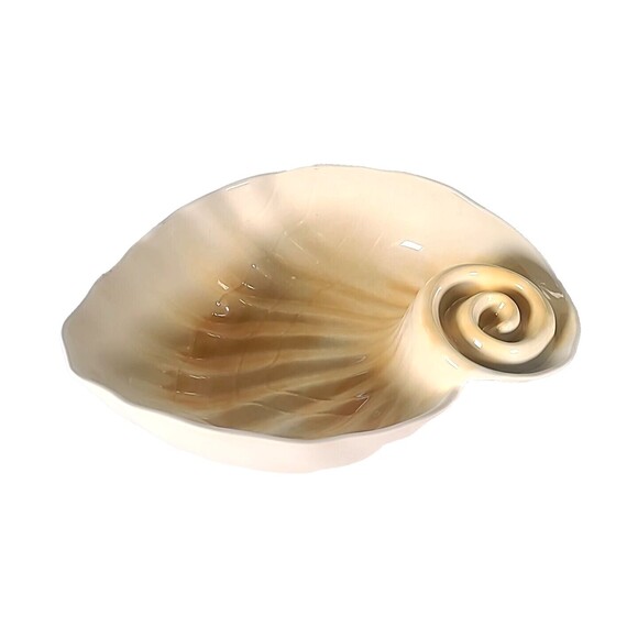Vintage Melamine Seashell Serving bowl Beachy Coastal 80's - Picture 4 of 10